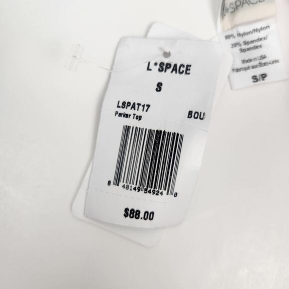 L*Space Parker Convertible Bikini Top in Bougainvillea Pink Size Small NWT - Picture 6 of 6